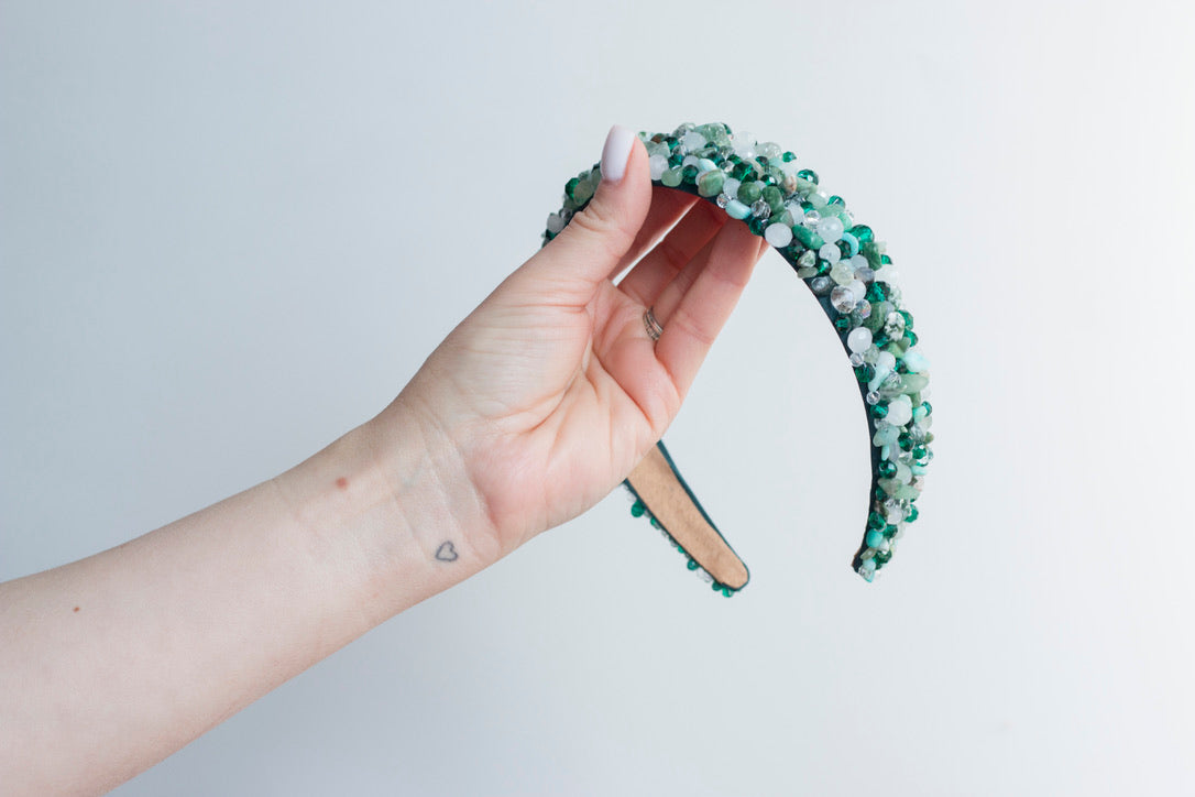 Summer Breeze - Crystal Beads Headband