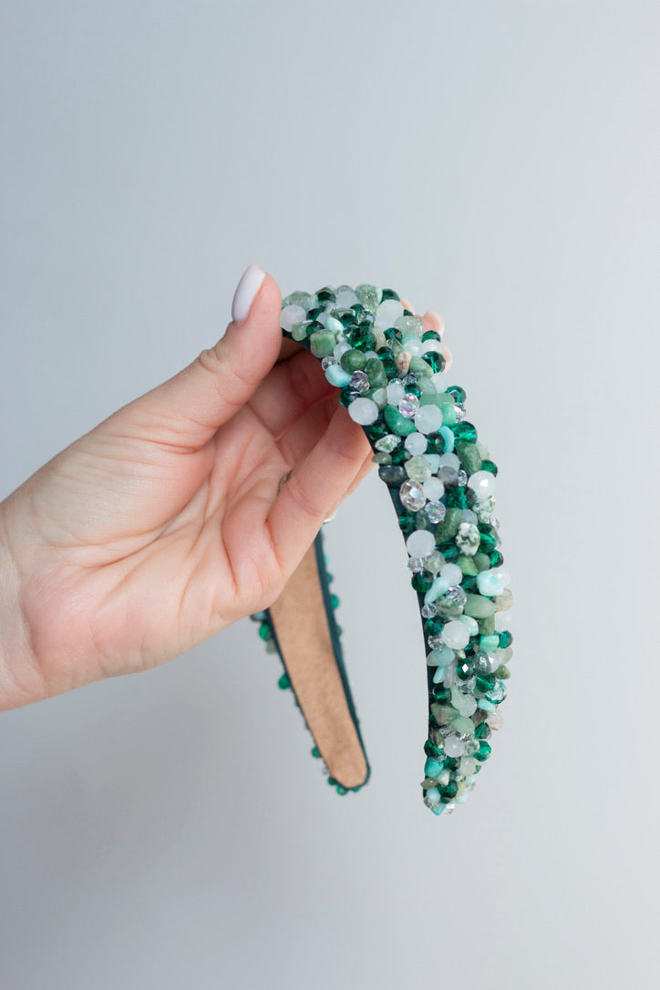 Summer Breeze - Crystal Beads Headband