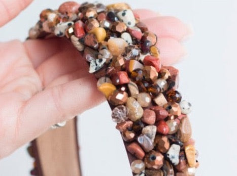Hazel - Crystal Beads Headband