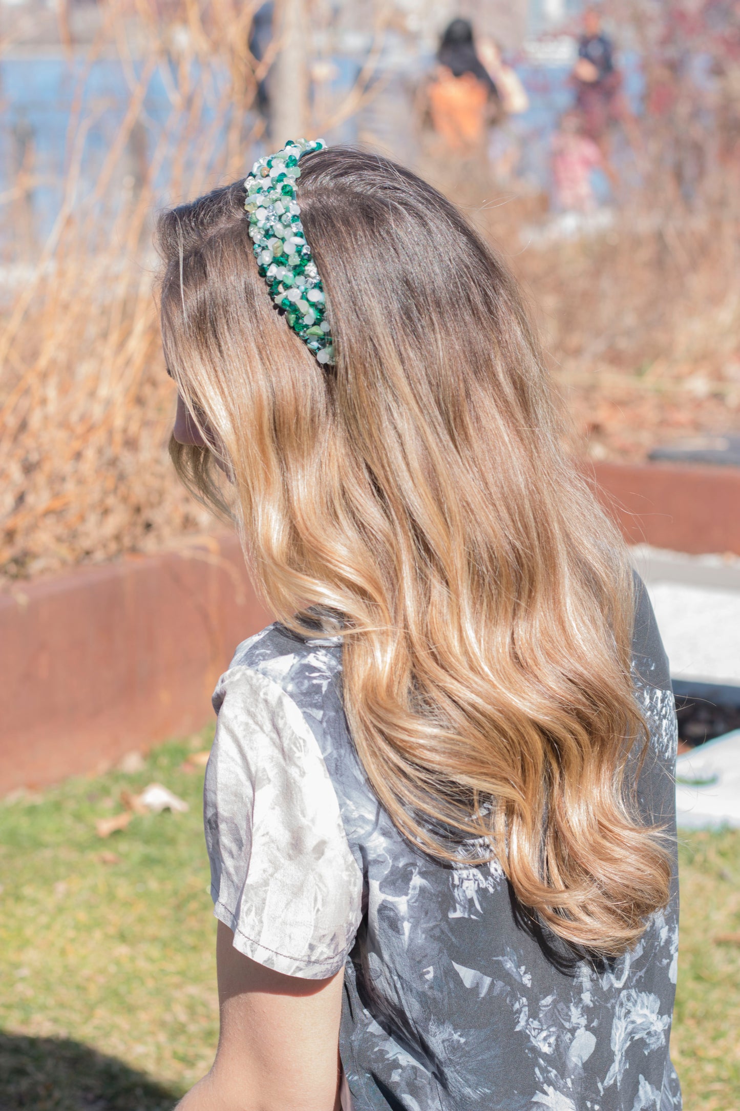 Summer Breeze - Crystal Beads Headband