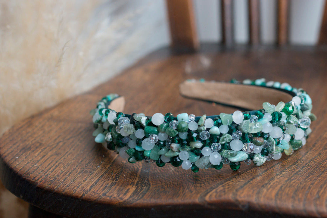 Summer Breeze - Crystal Beads Headband