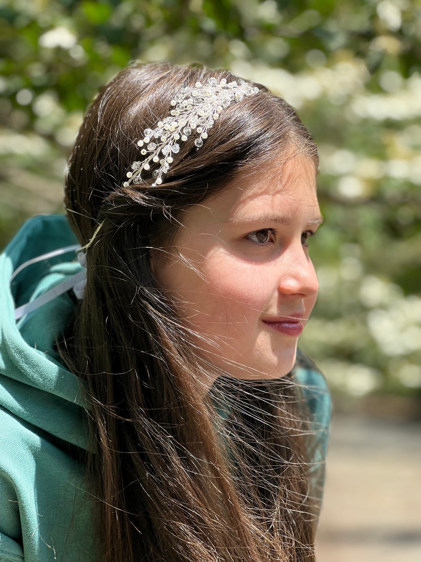 Bridal Vine - Crystal Beads Hairpiece