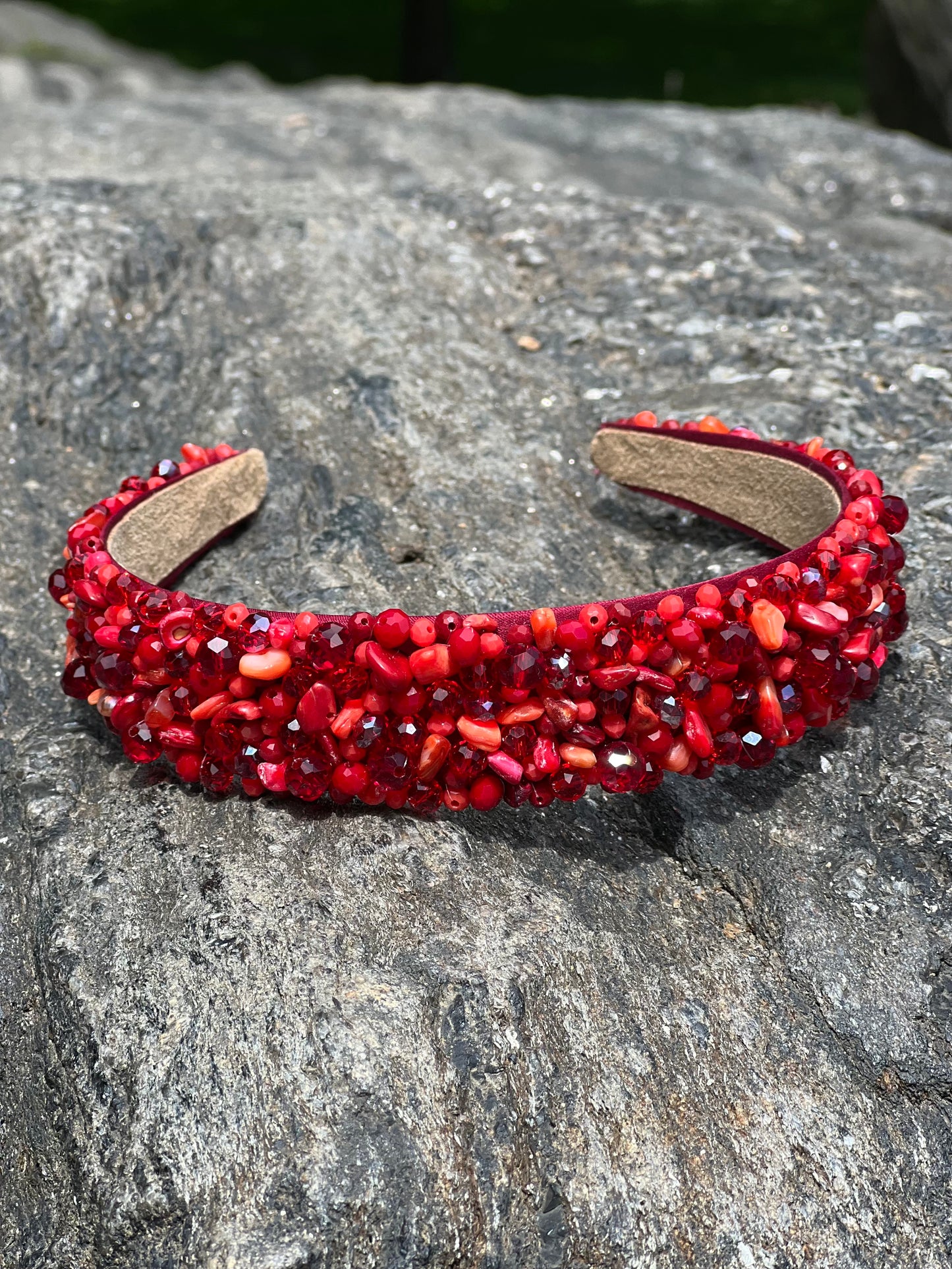 Pomegranate - Crystal Beads Headband