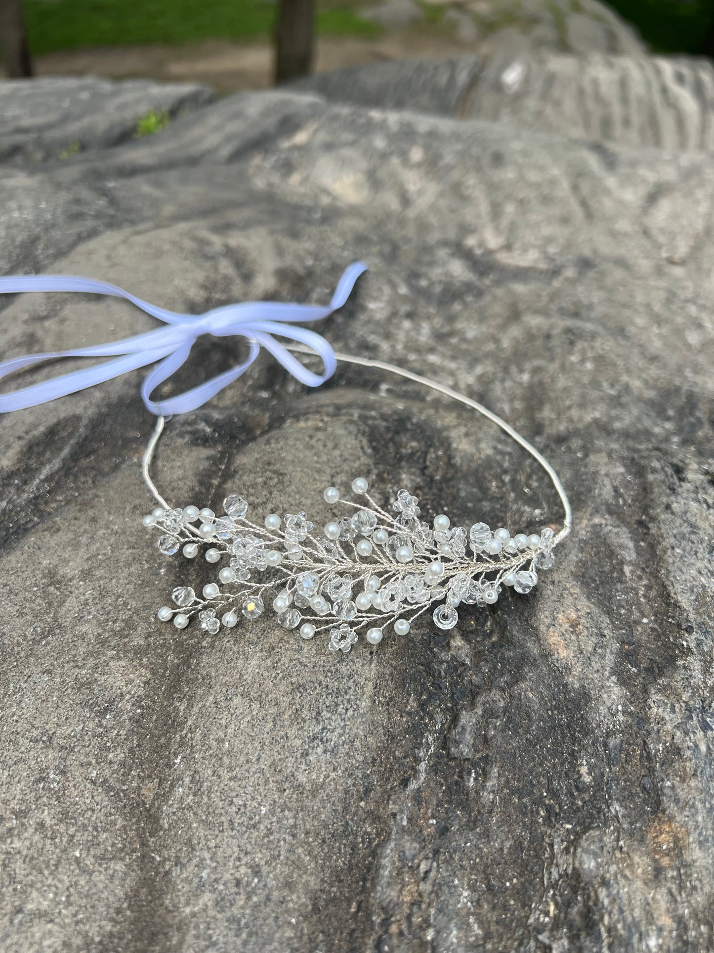 Bridal Vine - Crystal Beads Hairpiece