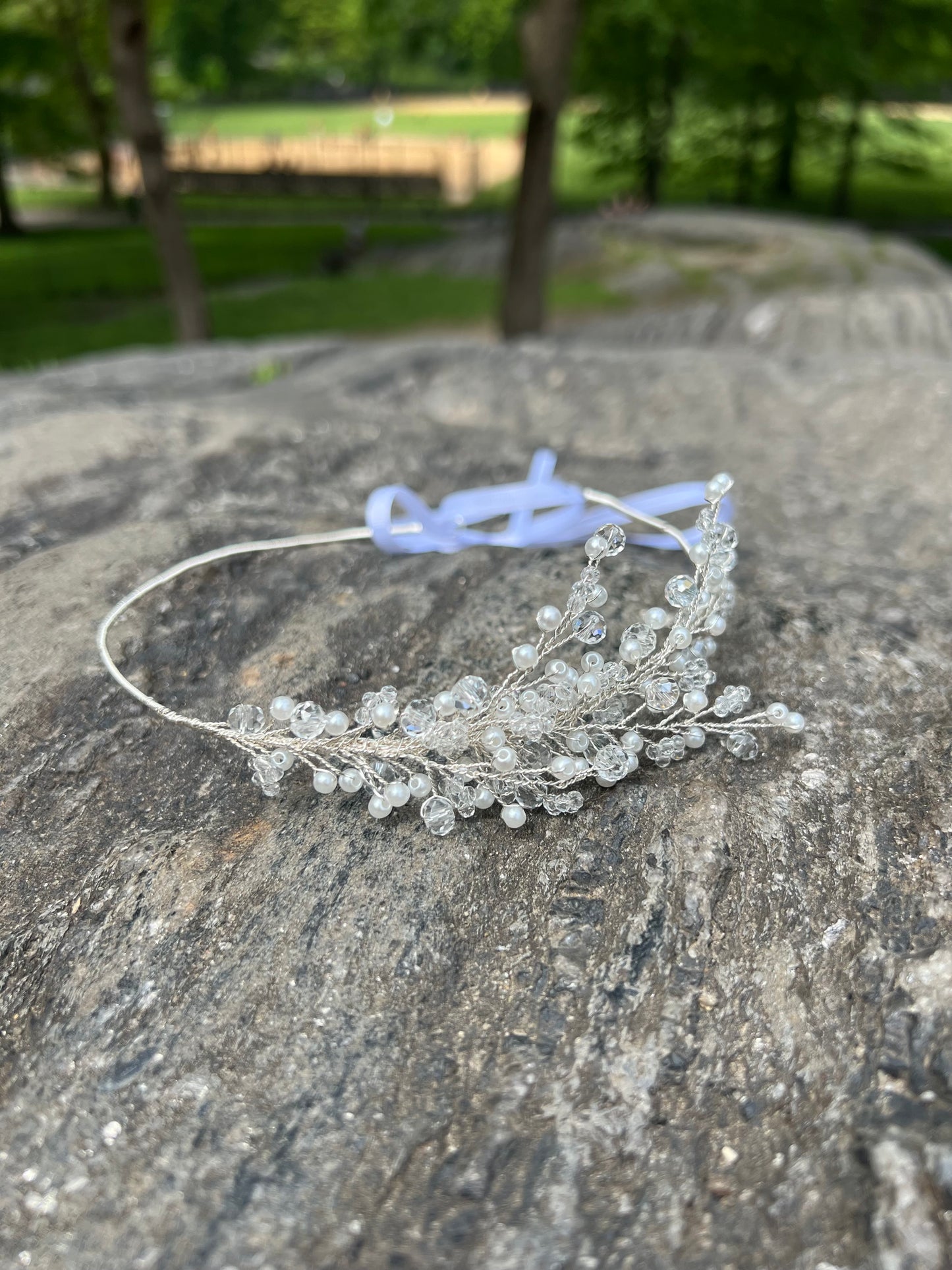 Bridal Vine - Crystal Beads Hairpiece
