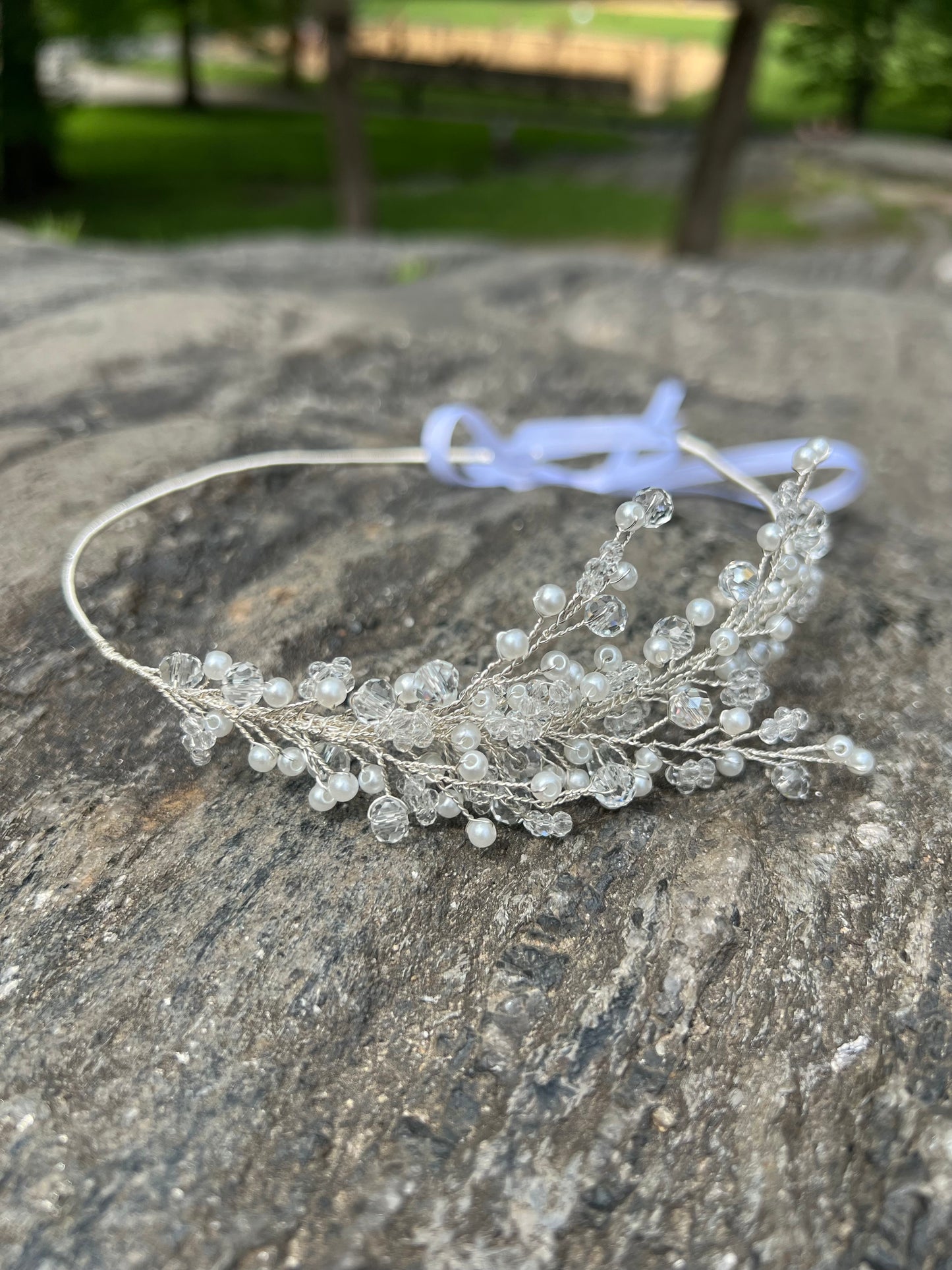 Bridal Vine - Crystal Beads Hairpiece